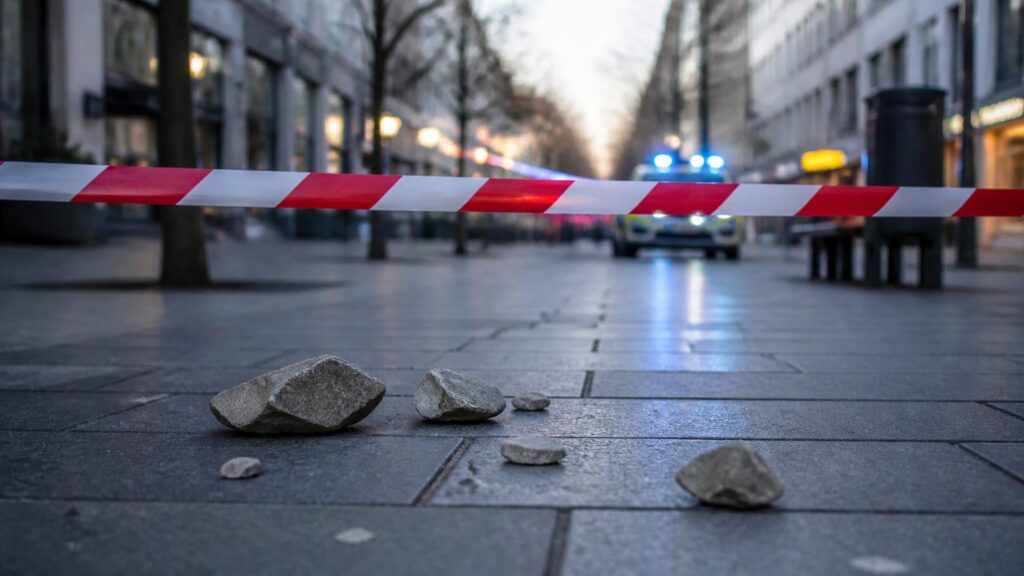 Angriff mit Steinen in Gelsenkirchen: Polizei sucht zwei junge Männer
