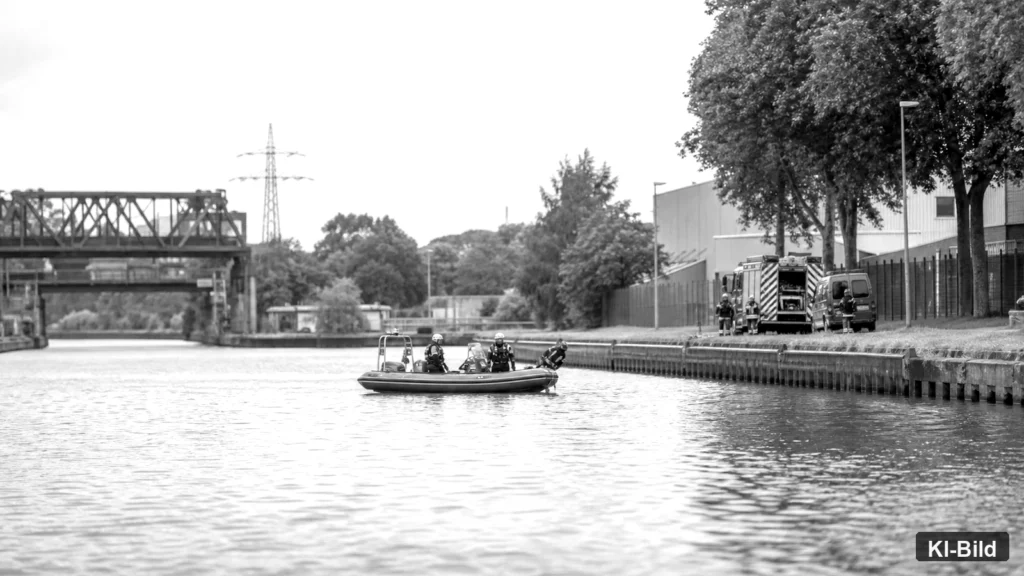 Dortmund: Person aus Dortmund-Ems-Kanal geborgen
