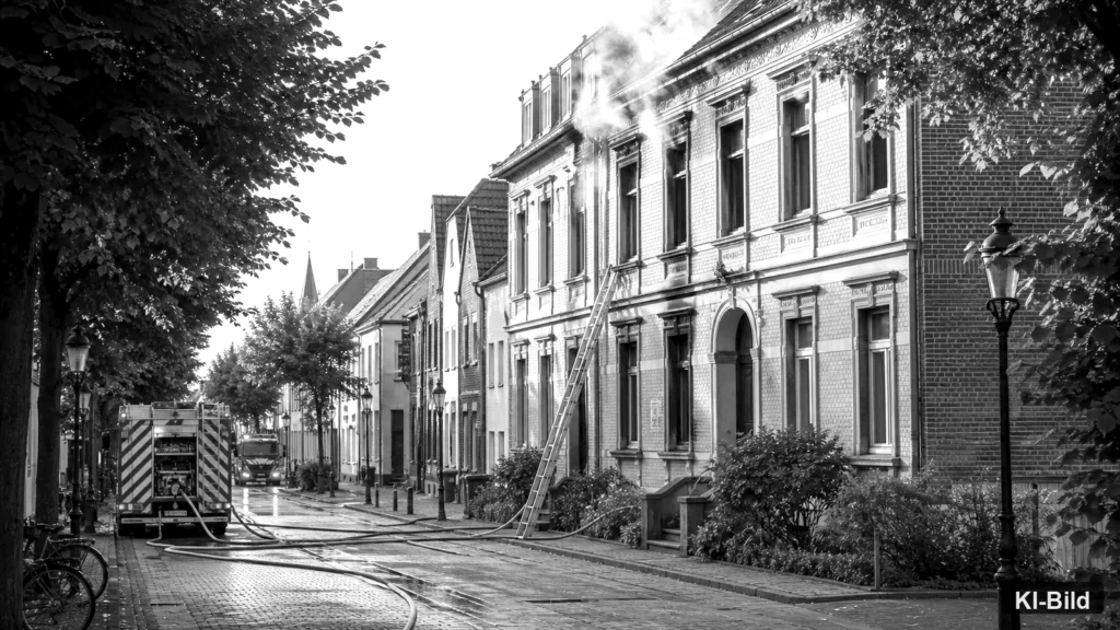 Geldern: Wohnungsbrand macht Gebäude unbewohnbar