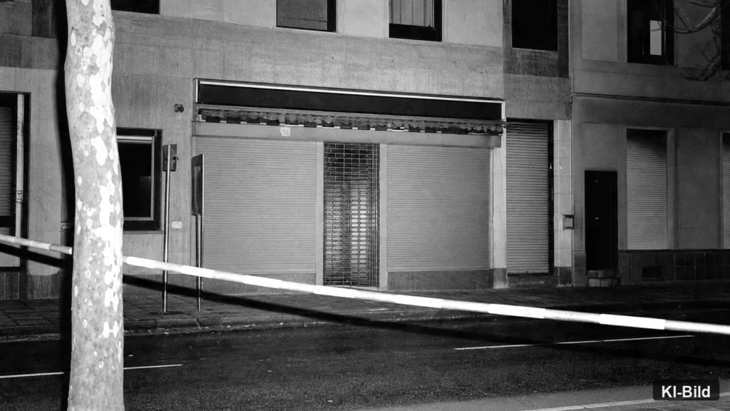 Bäckerei in Köln-Deutz als Symbol für einen bewaffneten Raubüberfall.