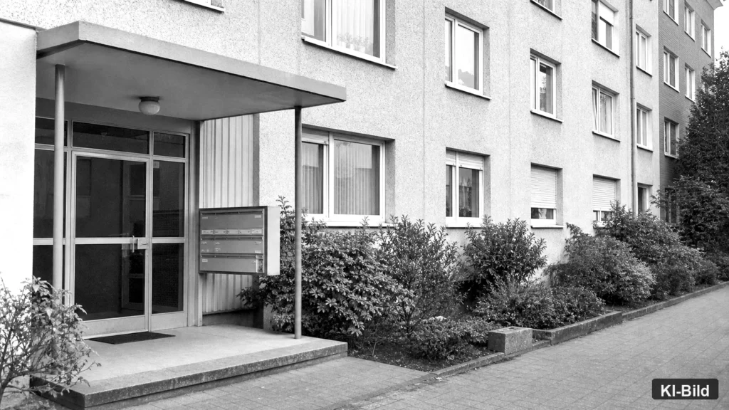 Wohnhaus als Symbol für Wohngeldhaushalte in Nordrhein-Westfalen.