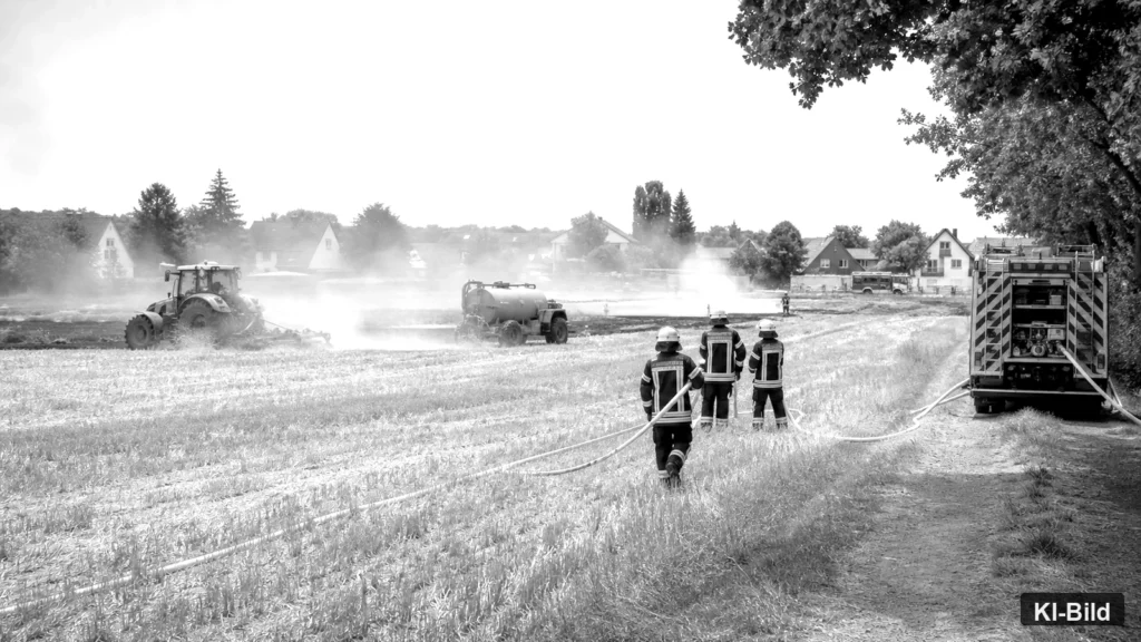 Pulheim-Sinnersdorf: Feldbrand schnell gelöscht