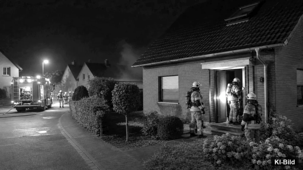 Xanten-Vynen: Feuerwehr rückt zu Zimmerbrand aus